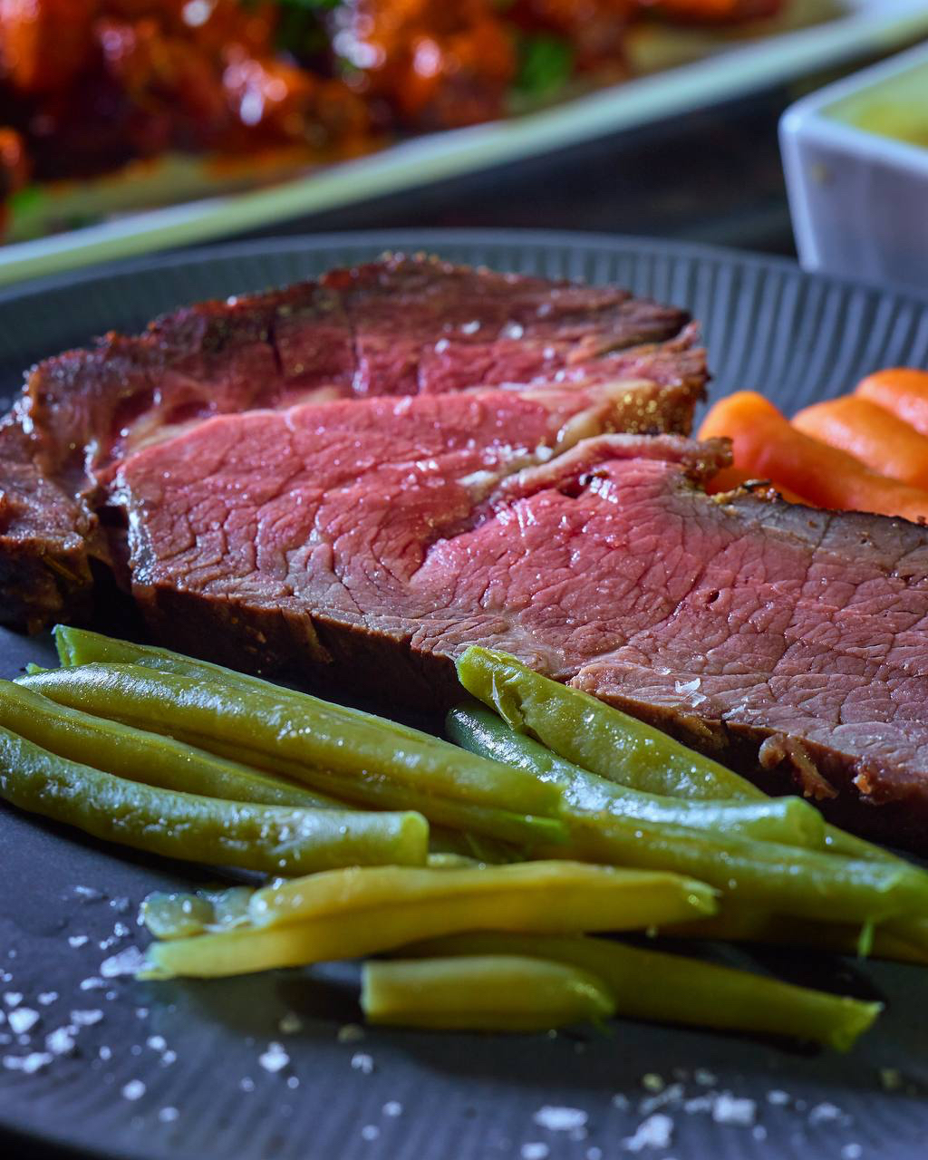 Carved prime rib served at Pirate's Table buffet